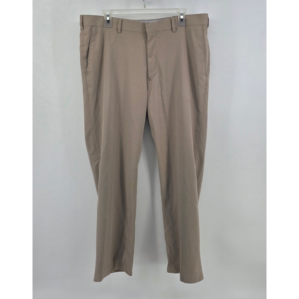 PGA Tour Mens Pants Size 36x30 Tan Khaki Golf Performance Chino Stretch Trousers